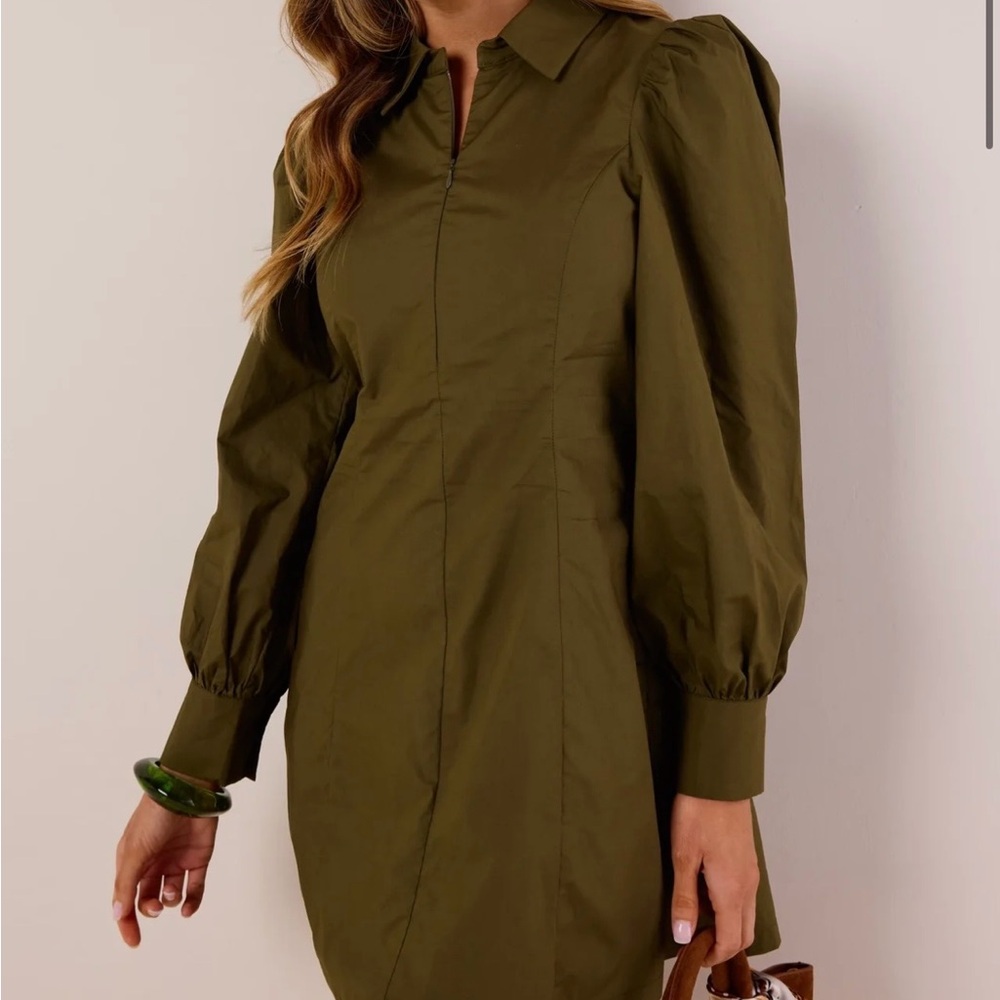 Avara Rhett Olive dress